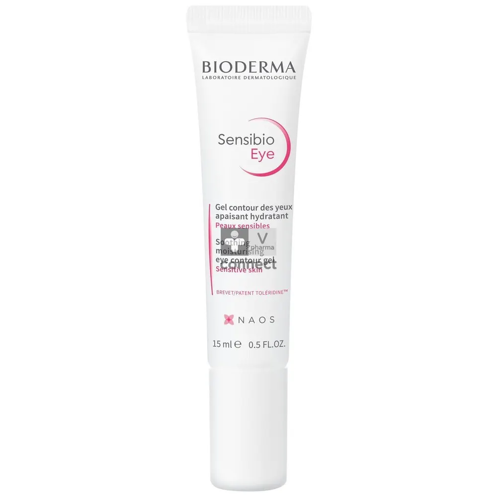 Bioderma Sensibio Gel Contour des Yeux 15ml + Sensibio AR+ Crème Anti-Rougeurs 40ml = Photoderm Crème SPF50+ Teintée Claire 40mle + Sac Offerts