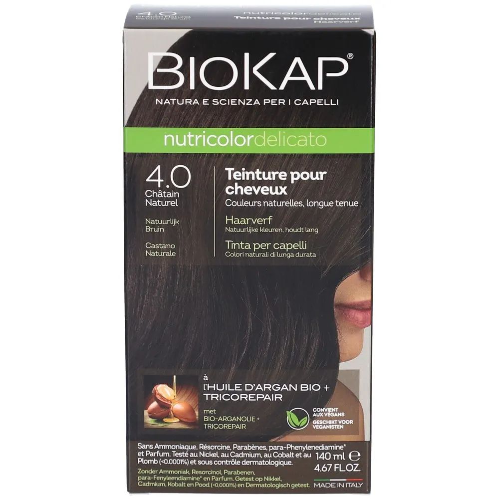 Biokap Nutricolor Delicato 4.0 كستنائي طبيعي