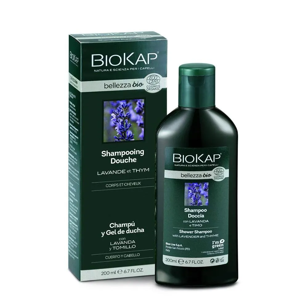 Biokap Gel douche Bio Beauty Lavande et Thym – 200 ml