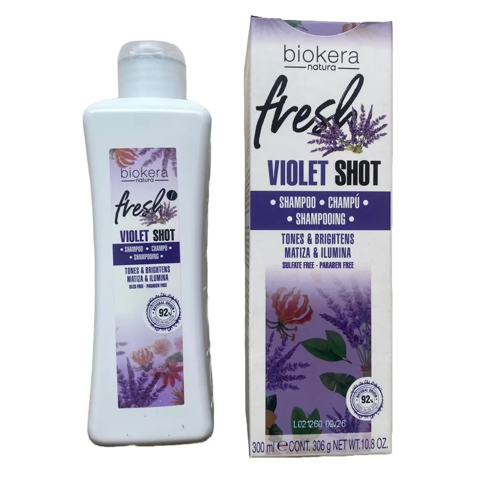 BIOKERA FRESH ULTRA-VIOLET SHOT SHAMPOOING 300 ML