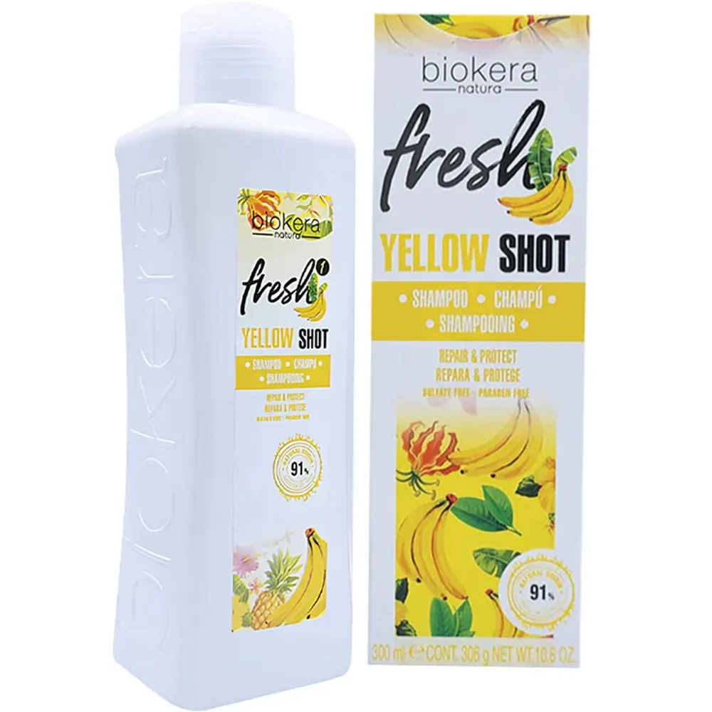 BIOKERA FRESH YELLOW SHOT SHAMPOING 300 ML