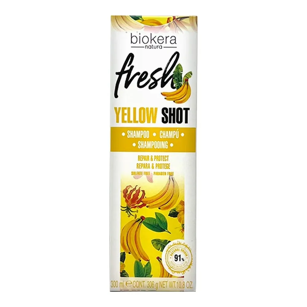 BIOKERA FRESH YELLOW SHOT SHAMPOOING 1000 ML