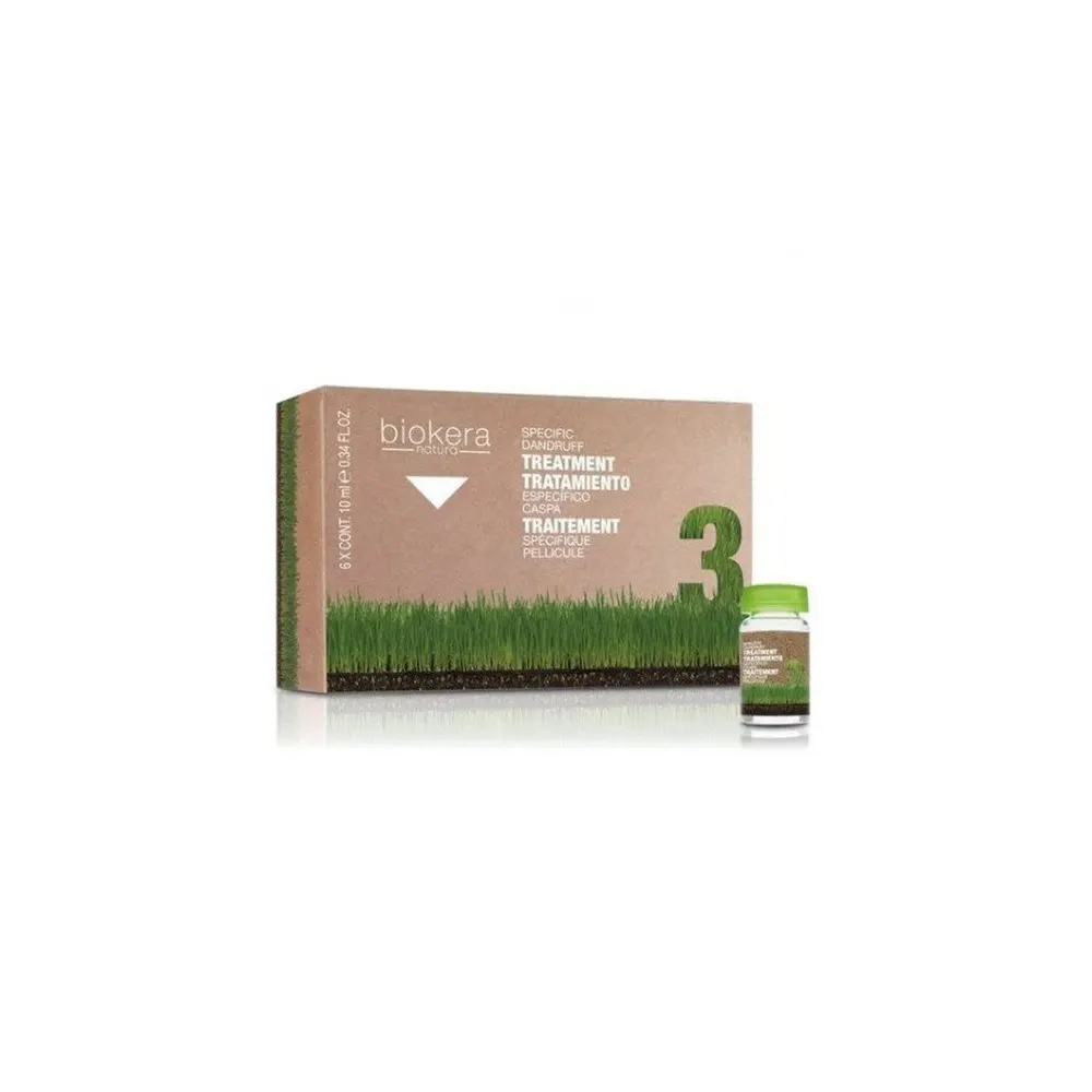 BIOKERA NATURE TRAITEMENT ANTI CHEVEUX GRAS INTENSIF 6 AMP 10ML