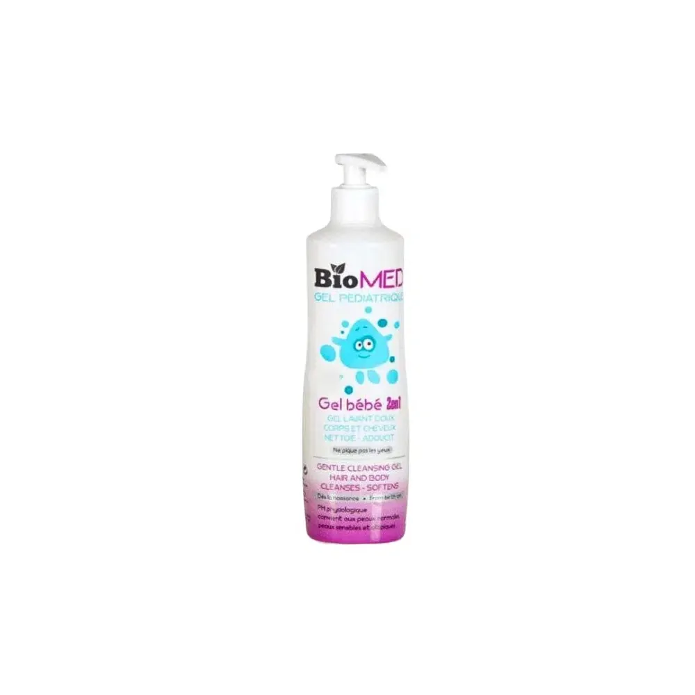 BIOMED GEL PEDIATRIQUE GEL BEBE 2 EN 1 GEL LAVANT DOUX 500 ML