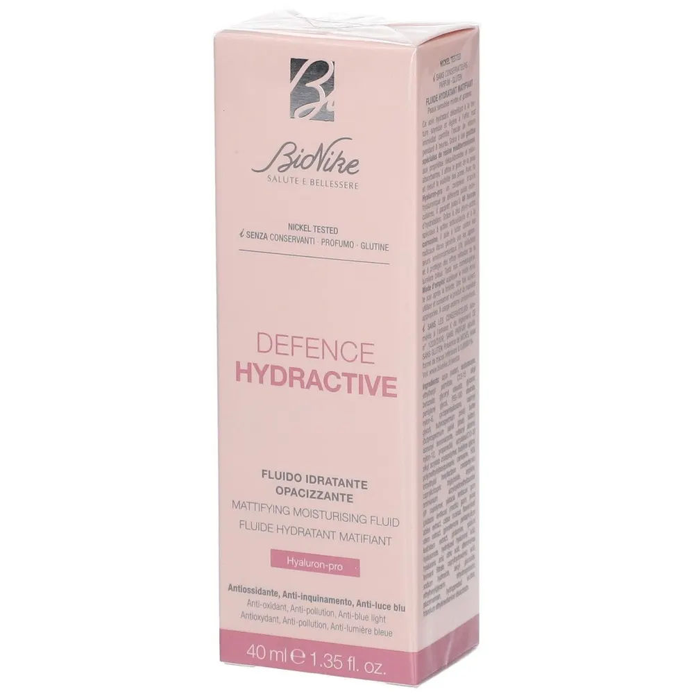 BIONIKE DEFENCE HYDRACTIVE FLUIDE HYDRATANT MATIFIANT 40 ML