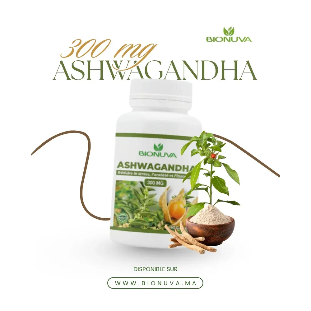Bionuva Ashwagandha 300 ملغ - 60 كبسولة