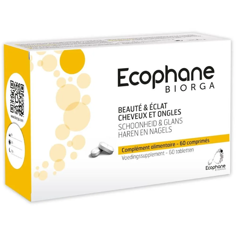 Biorga-Ecophane للشعر والأظافر - 60 قرصًا