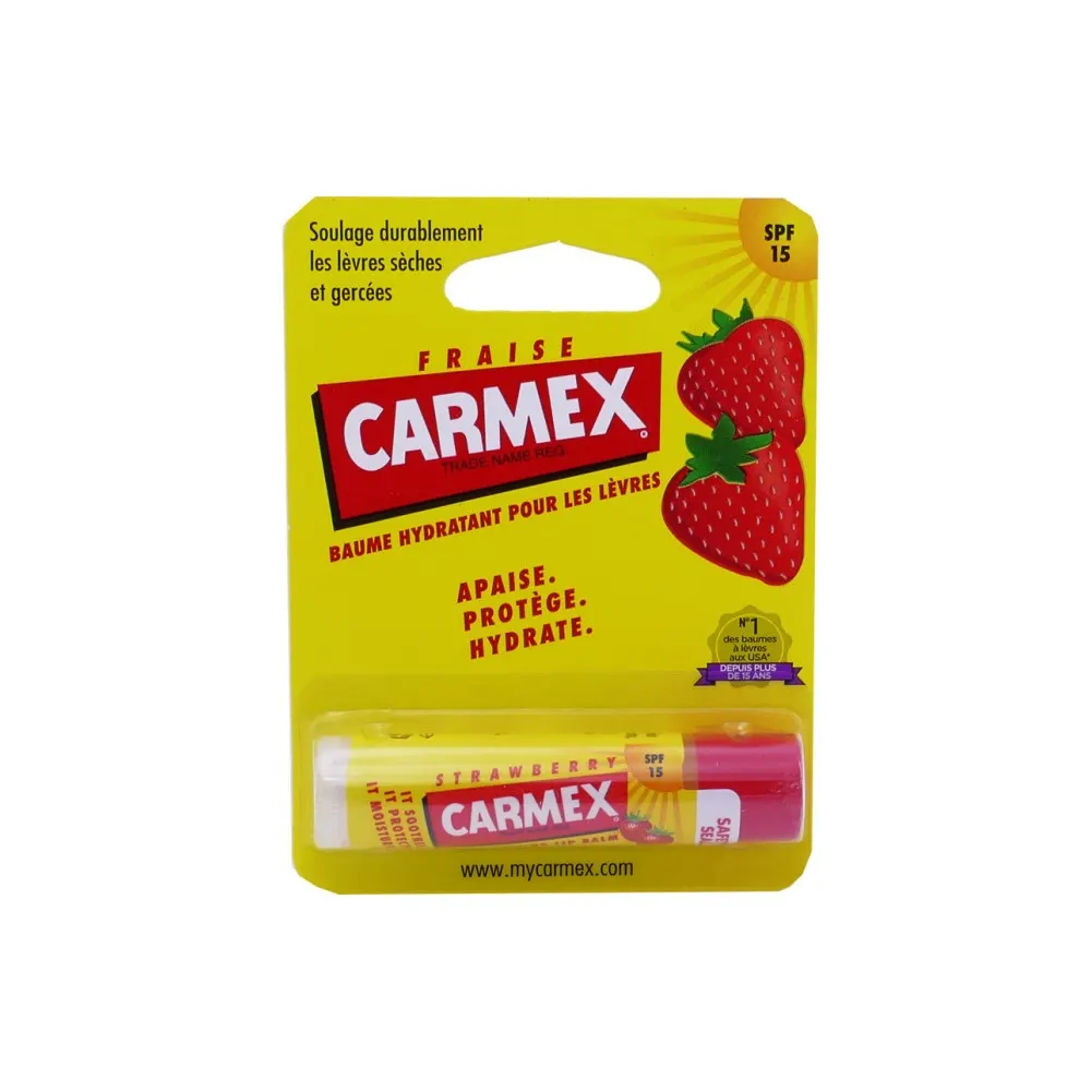 Carmex مرطب شفاه بالفراولة SPF 15
