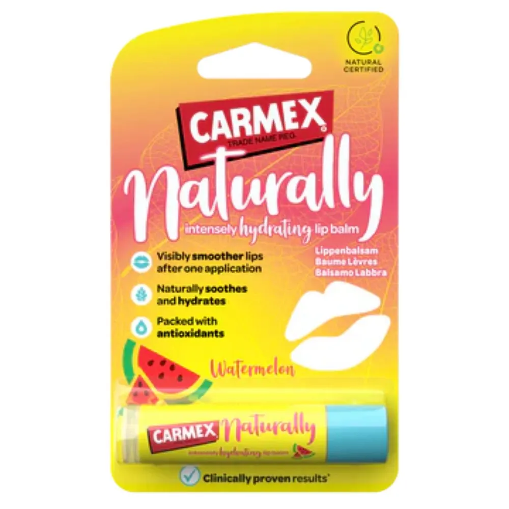 Carmex Naturally Watermelon ستيك 4.25 غ - مرطب شفاه طبيعي