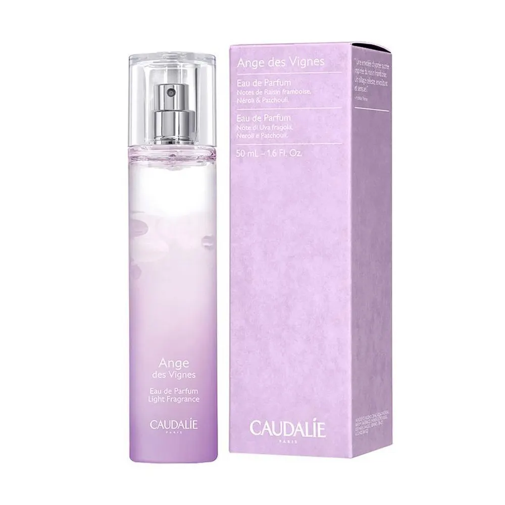 Caudalie Eau de Parfum Ange des Vignes 50ml – Parfum Fruité & Envoûtant aux Notes de Raisin et de Musc