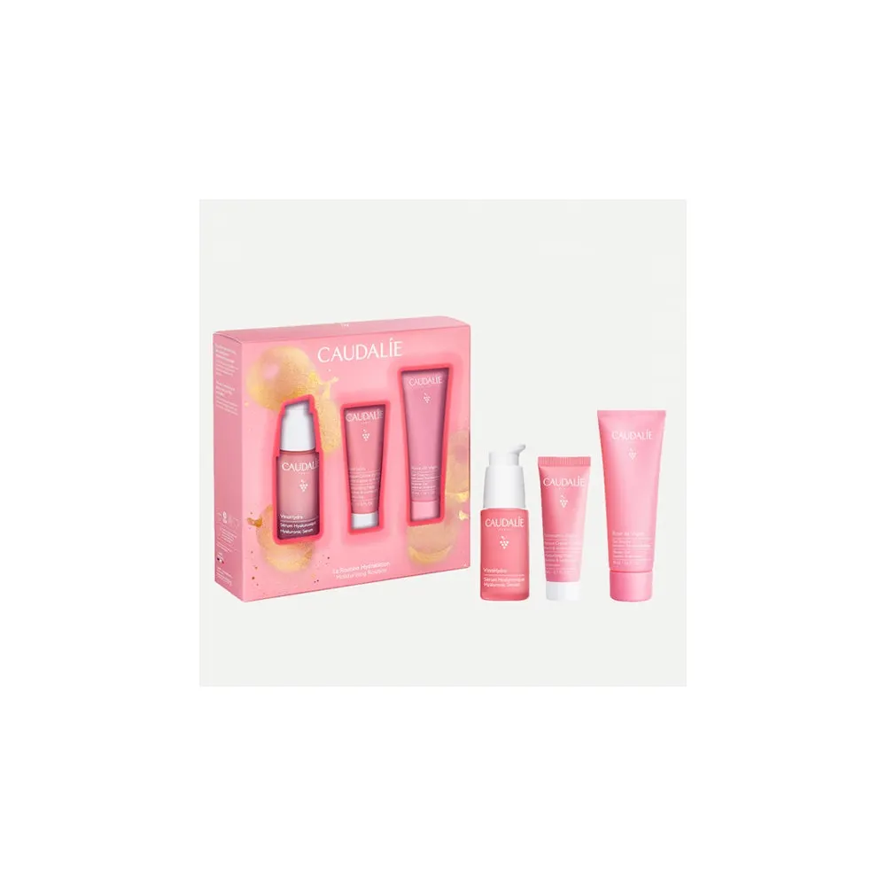 CAUDALIE COFFRET LA ROUTINE HYDRATATION VINOHYDRA SERUM HYALURONIQUE 30ML