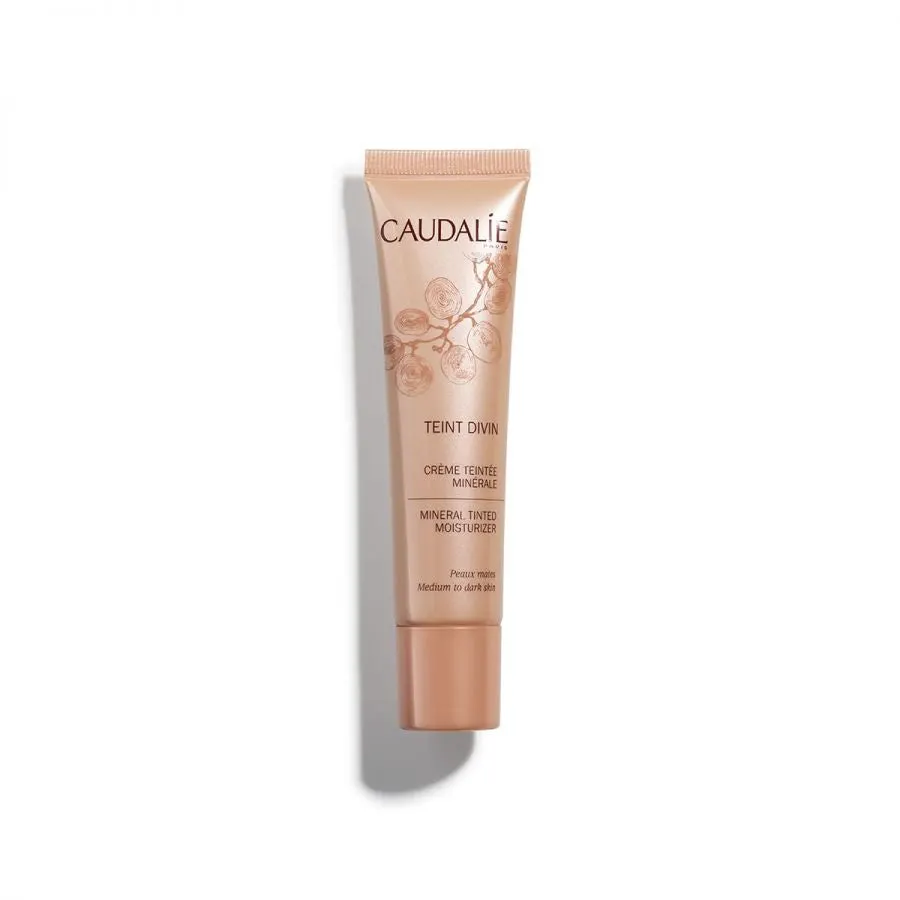 Caudalie Teint Divin كريم ملون معدني للبشرة السمراء