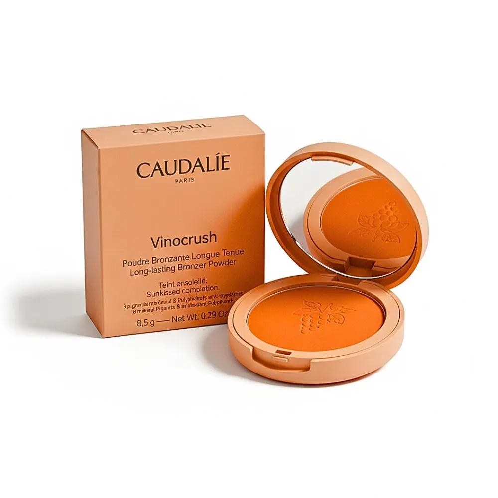 Caudalie Vinocrush بودرة برونزر طويلة الثبات - 8 غ