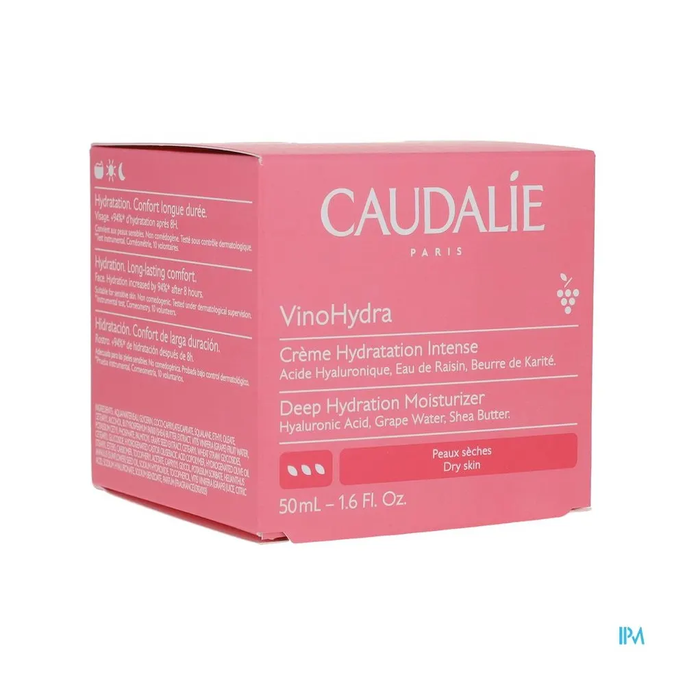 CAUDALIE VINOHYDRA CREME HYDRATATION INTENSE 50 ML