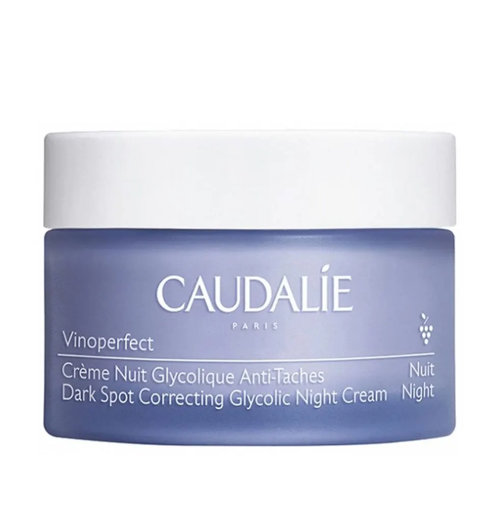 Caudalie Vinoperfect كريم الليل بالغليكوليك ضد البقع 50 مل