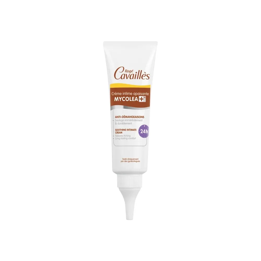 CAVAILLES CRÈME INTIME APAISANTE MYCOLEA+ 50ML + SOIN LAVANT INTIME HYDRATANT 250ml = SOIN NATUREL TOILETTE INTIME ANTI BACTÉRIEN 50ml + Trousse OFFERTS