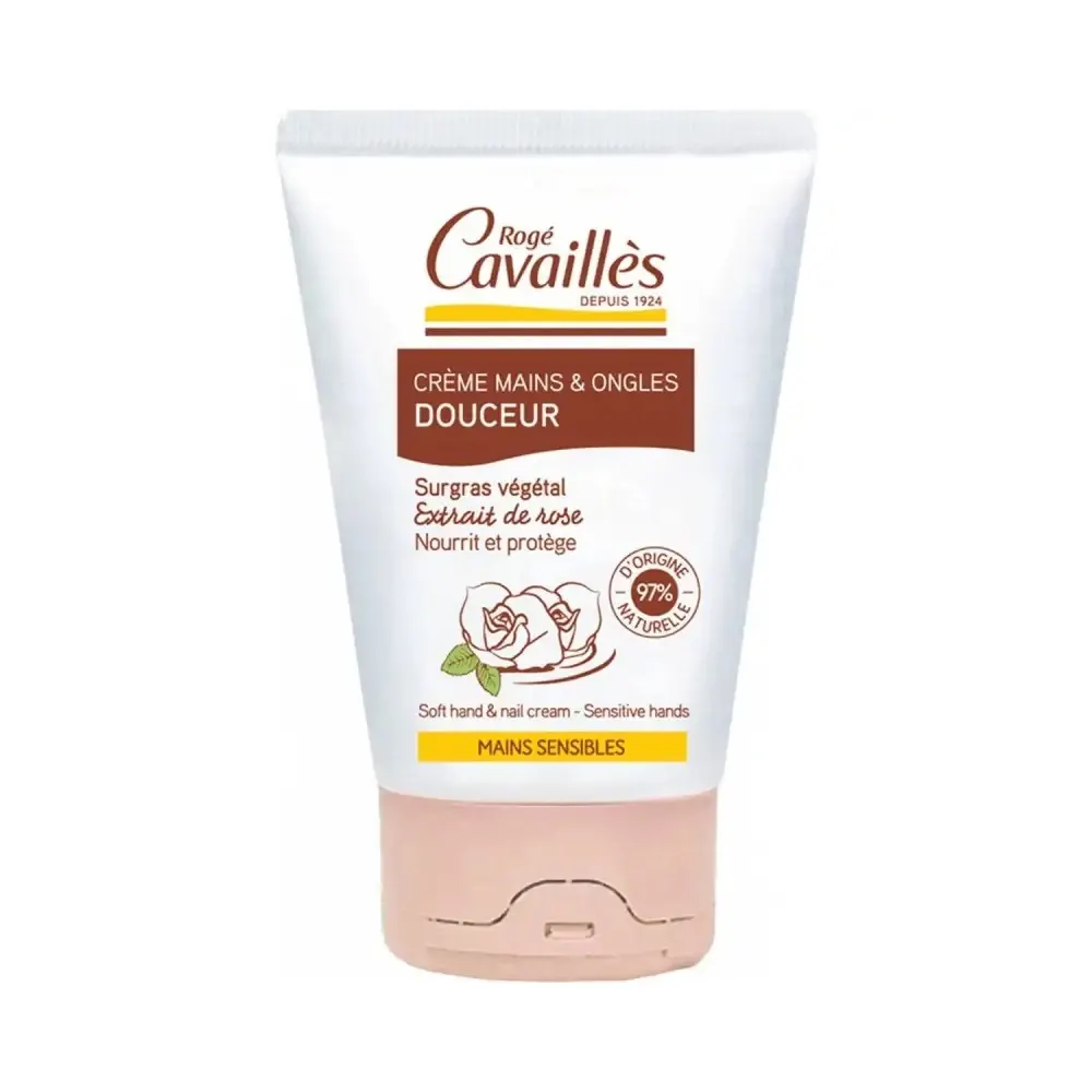 Cavaillès Crème Mains et Ongles Douceur Surgras Sensibles 50ml
