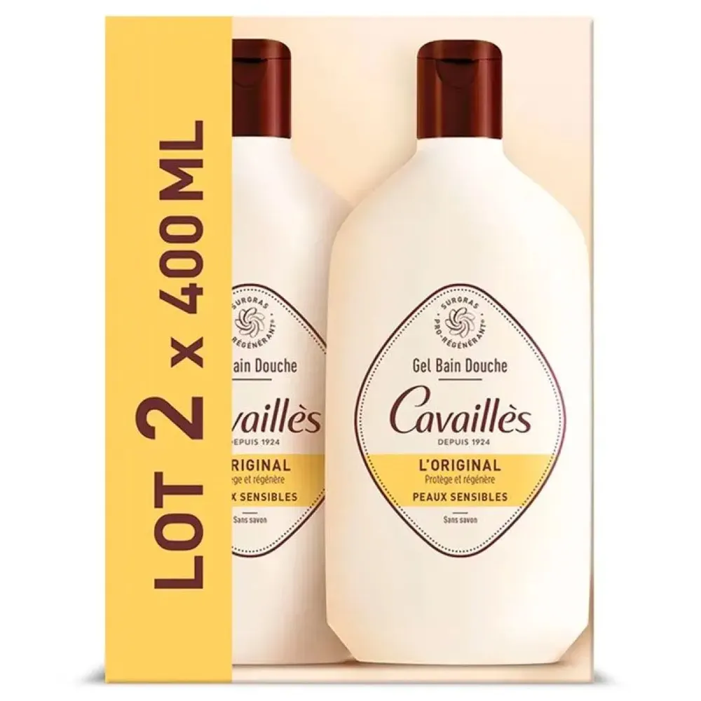 CAVAILLES GEL BAIN DOUCHE L'ORIGINAL PEAUX SENSIBLES 400 ML