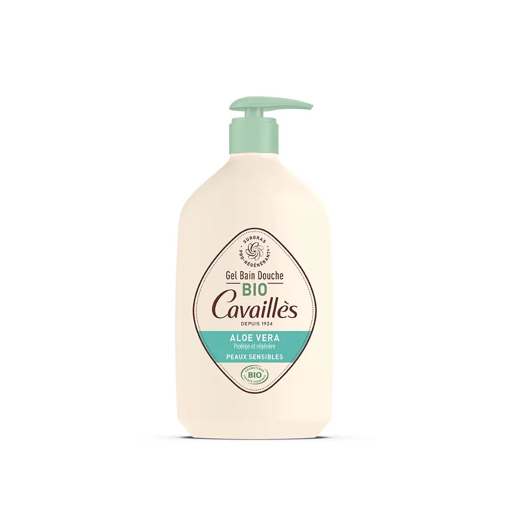 CAVAILLES GEL BAIN ET DOUCHE ALOE VERRA BIO 1 LITRE