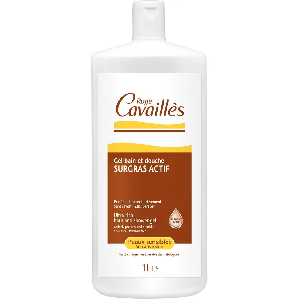 CAVAILLES GEL SURGRAS ACTIF BAIN DOUCHE MIMOSA 1L
