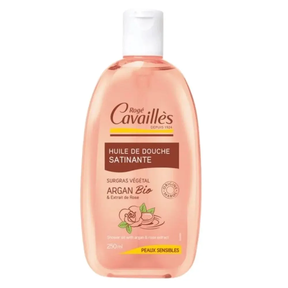 Cavaillès Huile Douche Surgras Satinante Argan & Rose 250ml