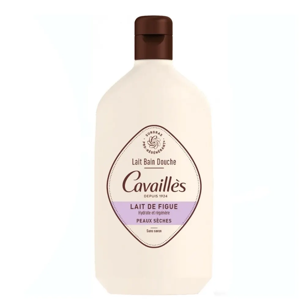 CAVAILLES Lait Bain & Douche Hydratant Figue 400ml – Peaux Sèches & Sensibles