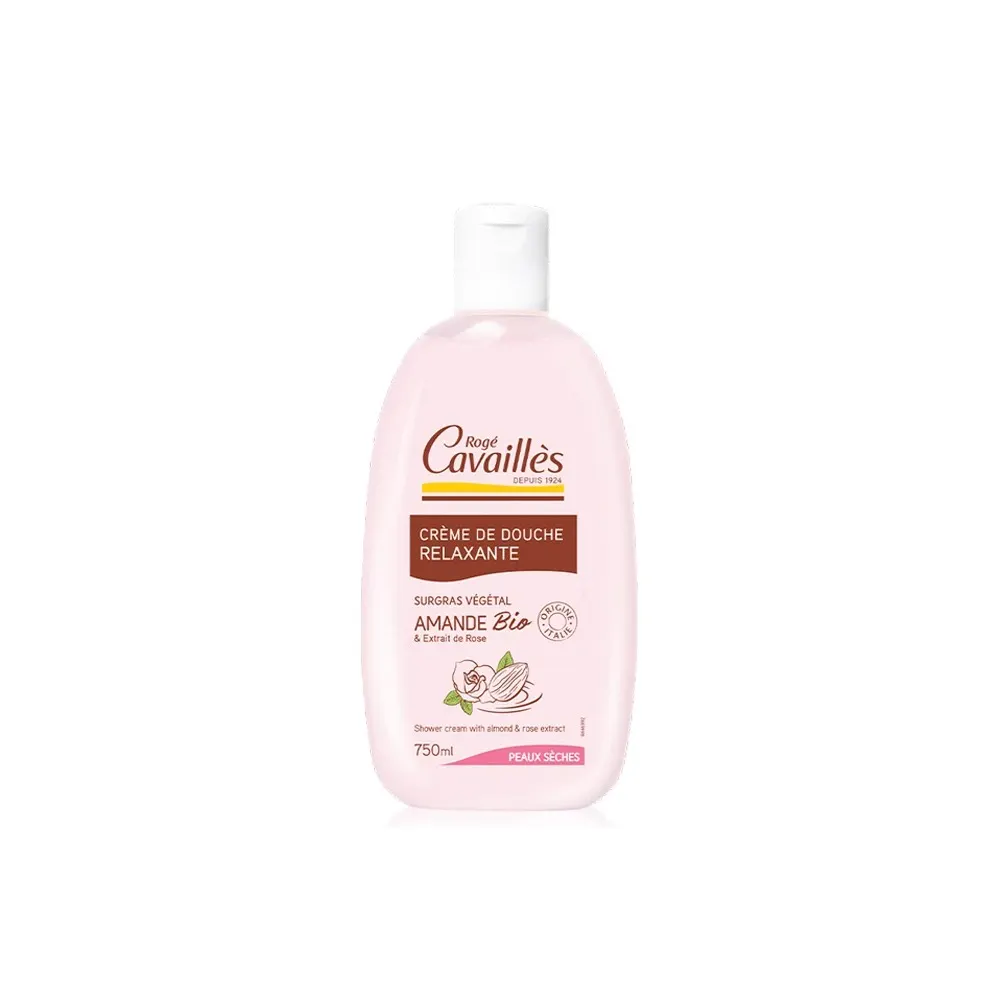 CAVAILLÈS relaxante Crème Douche Amande & Rose 750 Ml