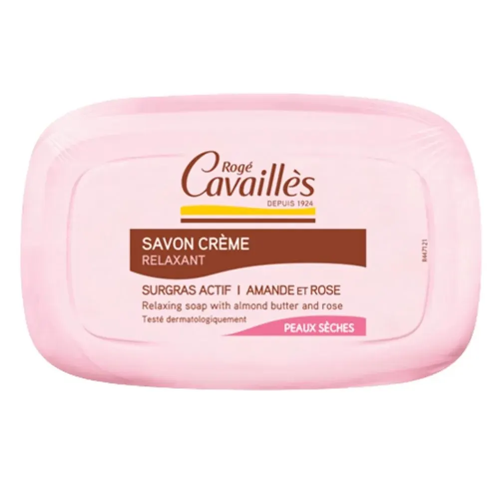 CAVAILLES SAVON Crème Relaxante BEURRE D'AMANDE ET ROSE 115G