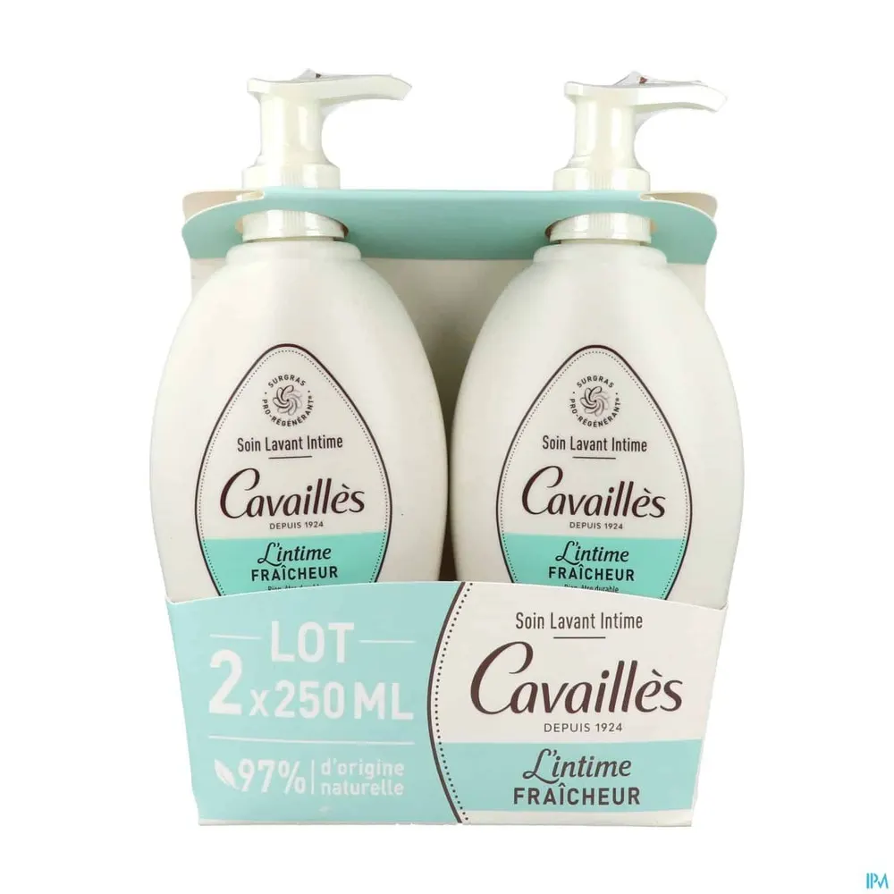 CAVAILLES SOIN LAVANT L'INTIME FRAICHEUR 250 ML *2