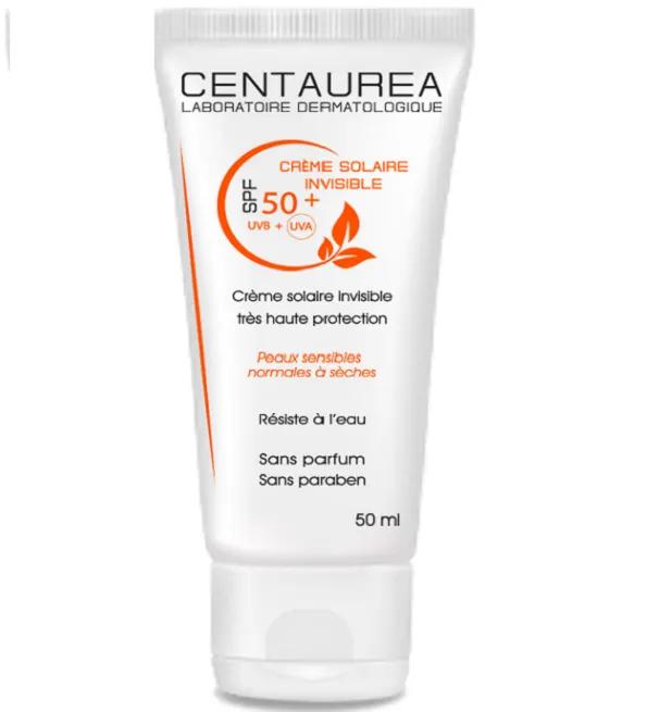 Centaurea كريم واقي من الشمس غير مرئي SPF50+ 50 مل