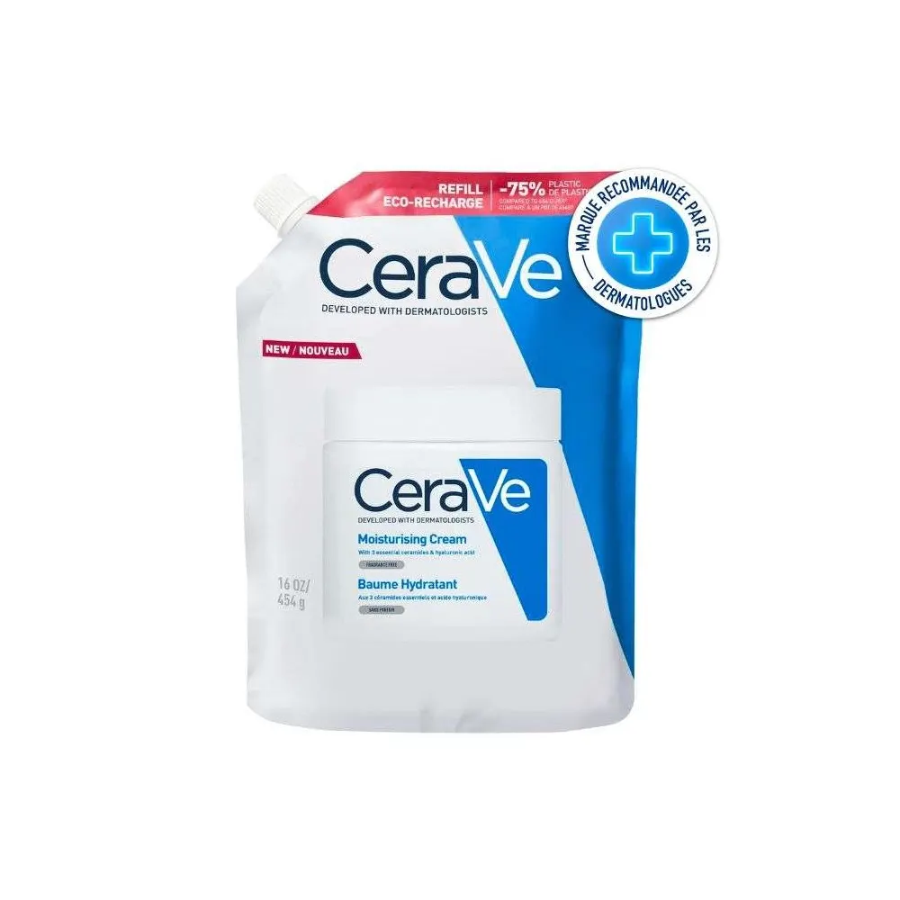 CeraVe Lotion hydratante avec pompe peau sèche à très sèche 454 g