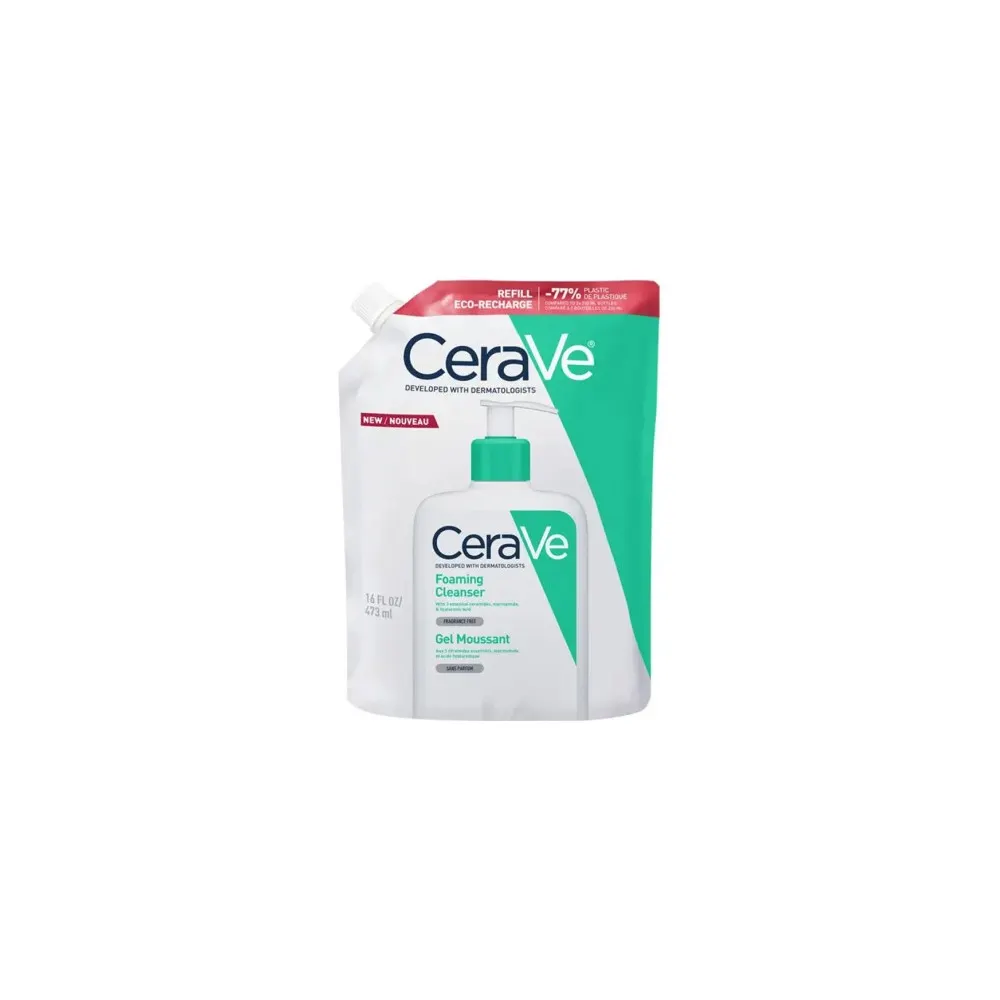 CERAVE GEL MOUSSANT ECO RECHARGE 473 ML