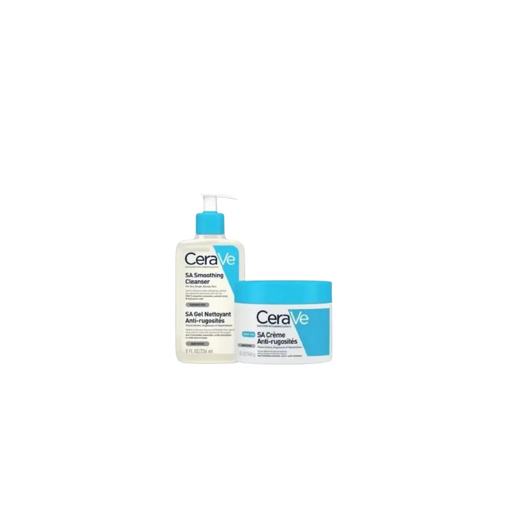 Cerave Pack sa gel nettoyant anti-rugosites 236 ml + crème anti-rugosites 340g