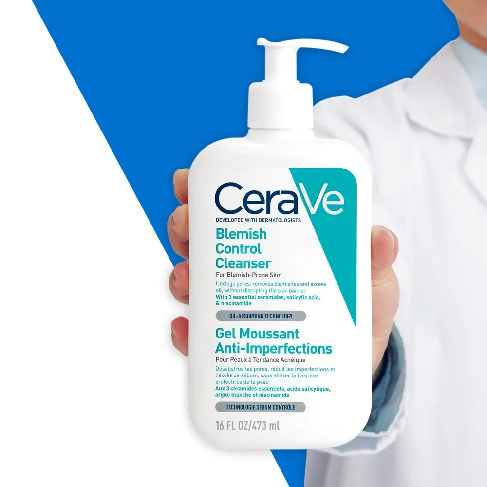 CERAVE PACK SOIN CONCENTRE ANTI-IMPERFECTIONS 40ML + GEL MOUSSANT 473ML