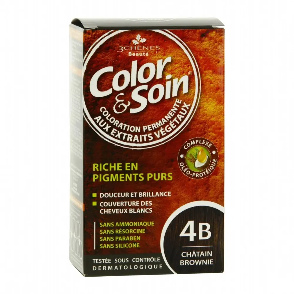 Color et Soin Coloration chatain brownie 4B