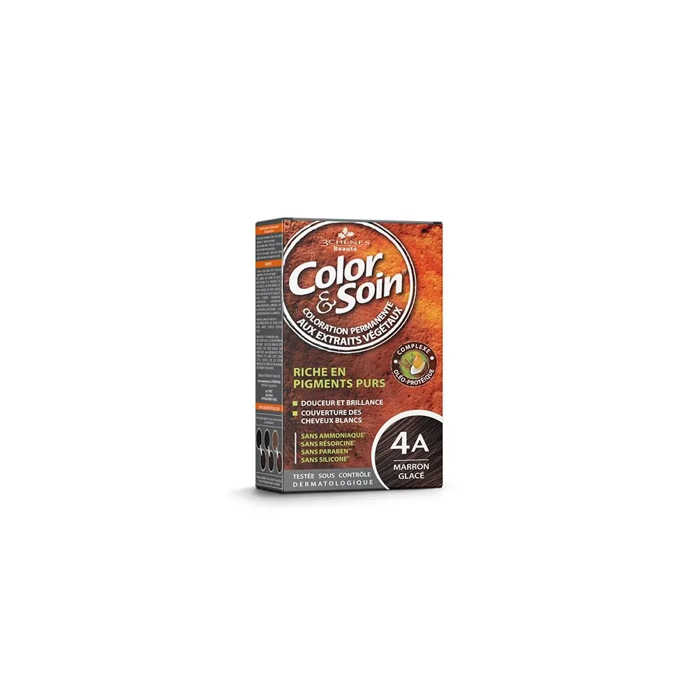 COLOR ET SOIN COLORATION MARRON MARRON GLACE 4A