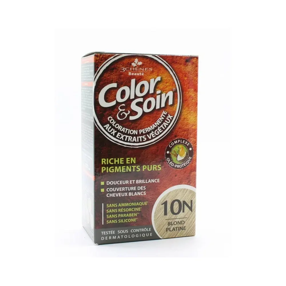 COLOR ET SOIN COLORATION PERMANENTE BLOND PATINE 10 N 135 ML