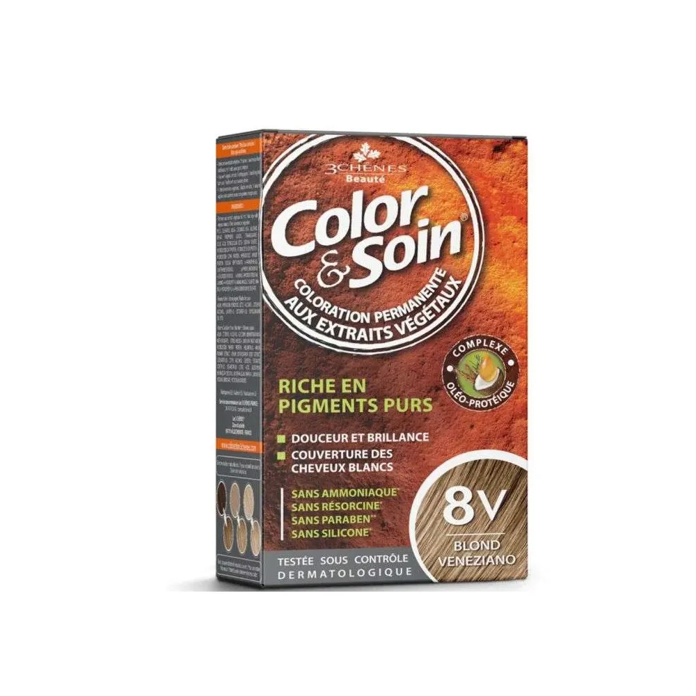 COLOR ET SOIN COLORATION PERMANENTE BLOND VENEZIANO 8 V 135 ML