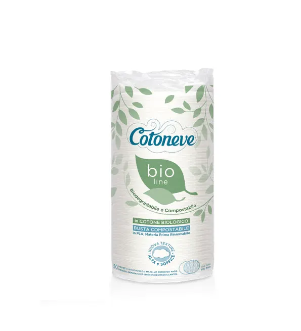 Cotoneve أقراص قطنية Bio Line 50 قطعة