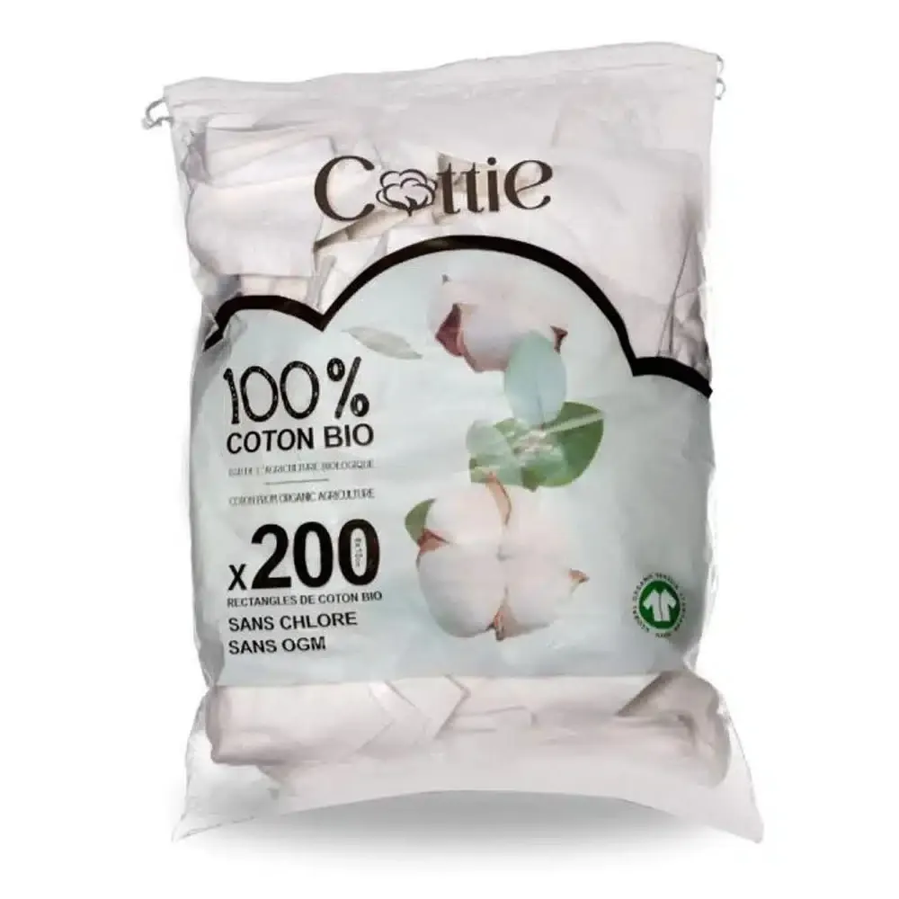 Cottie Pads 100% coton BIO | 200 u