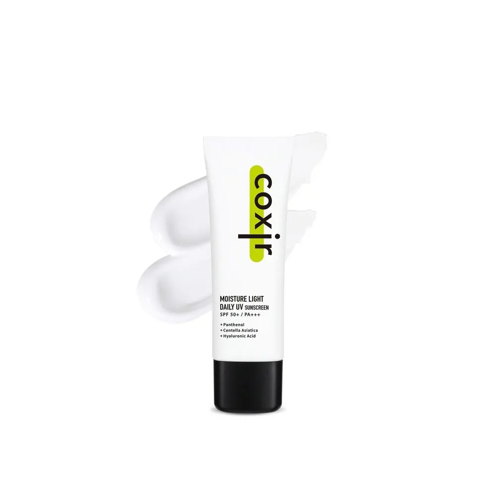 Coxir Moisture Light Daily UV Sunscreen 50 مل واقي شمس خفيف مرطب وغير دهني