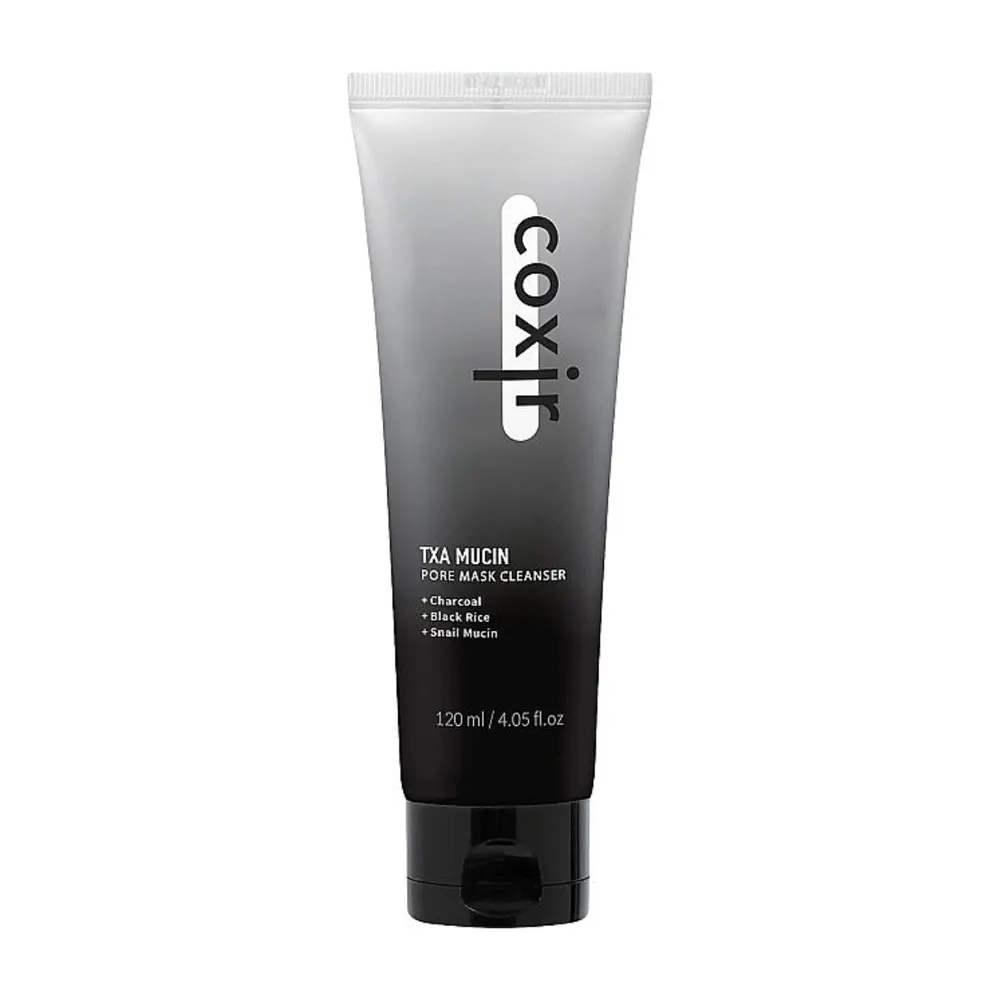 Coxir TXA Mucin Pore Mask Cleanser 120 مل منظف وقناع 2 في 1 لتضييق المسام