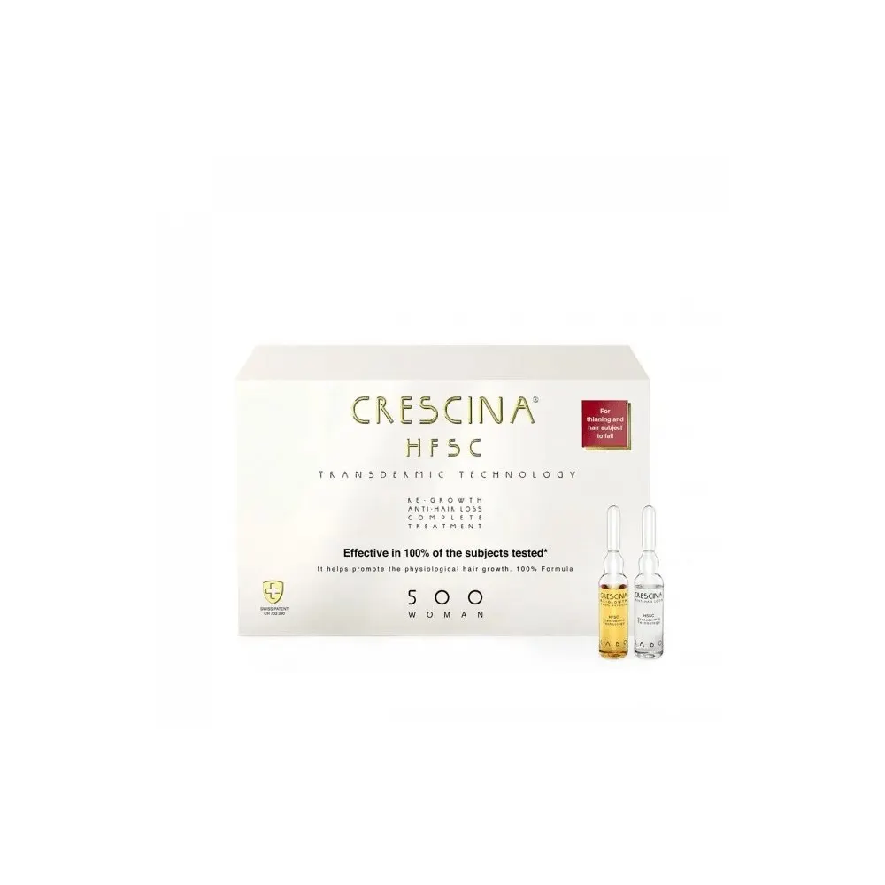 Crescina HFSC Transdermic علاج كامل 500 Woman 10+10 × 3.5 مل
