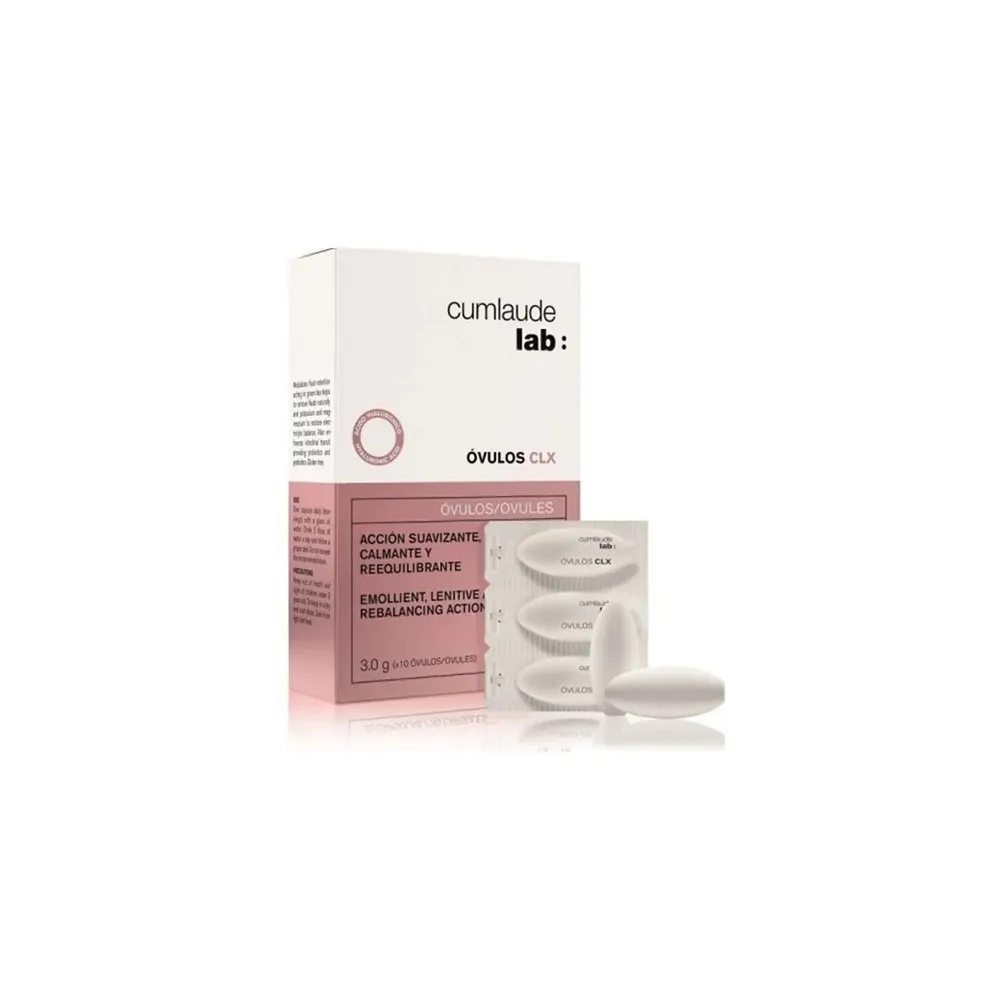 Cumlaude Lab CLX Ovules Vaginales x10 – Ovules Purifiants & Protecteurs pour l’Équilibre Intime