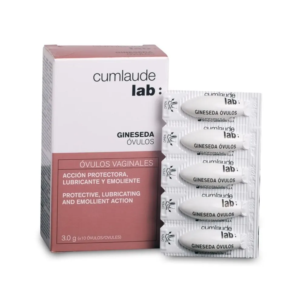 Cumlaude Lab Gineseda Ovules Vaginales x10 – Hydratation & Régénération de la Muqueuse Vaginale