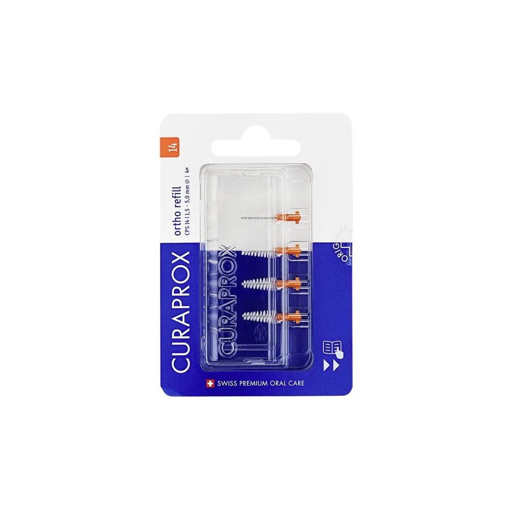 Curaprox CPS 14 Ortho Regular Tapered (×5) يُباع بدون مقبض