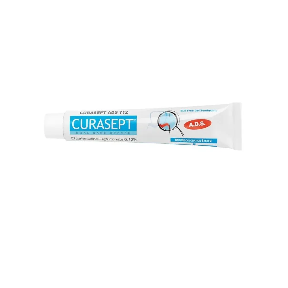 Curasept ADS 712 جل معجون الأسنان 0.12% CHX 75 مل