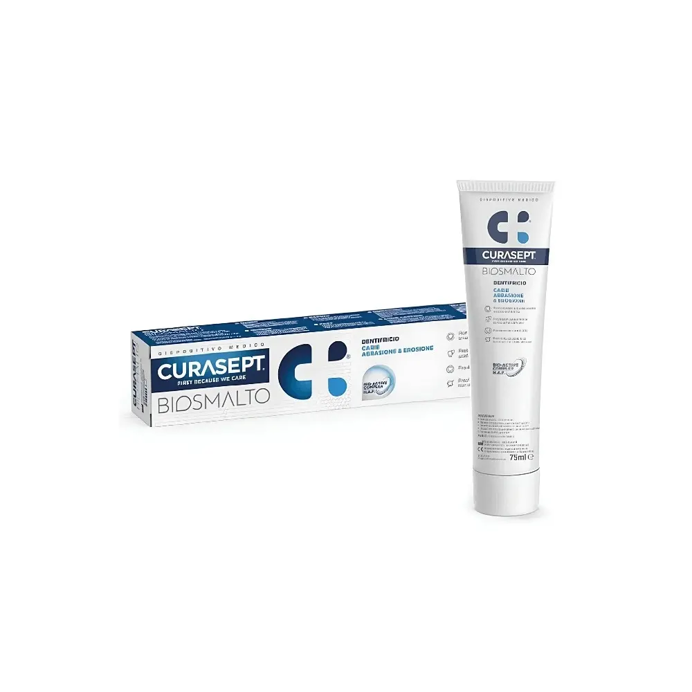 CURASEPT BIOSMALTO Caries Abrasion et Dentifrice 75ML