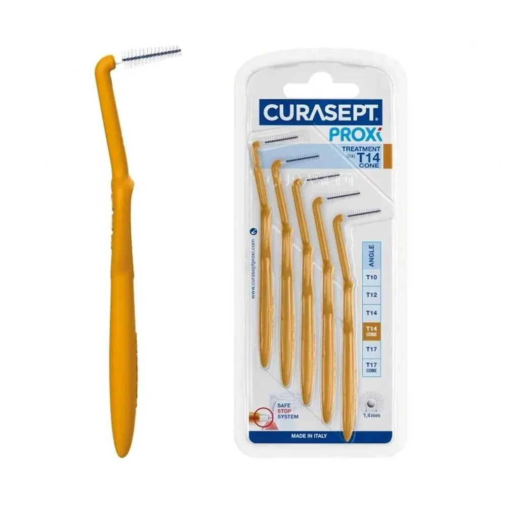 Curasept Proxi Angle T14 Cone فرش بين الأسنان 5 قطع