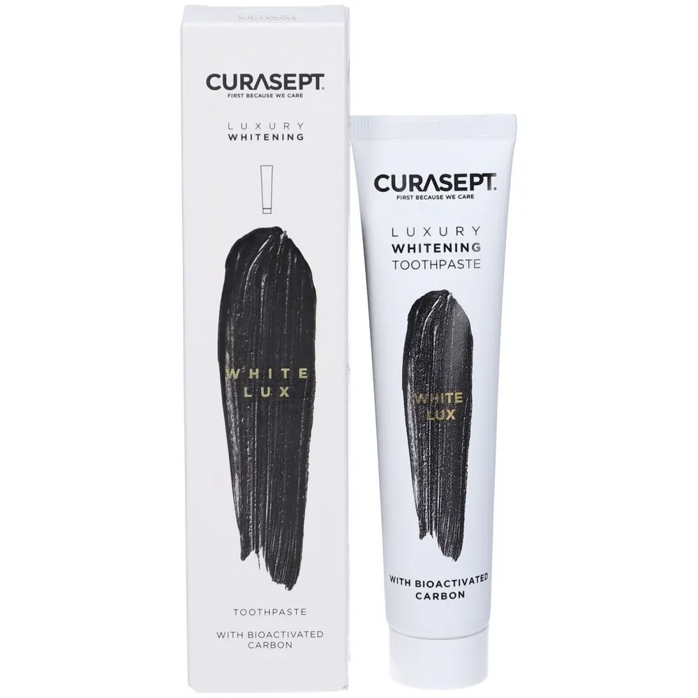 CURASEPT WHITE LUXURY WHITENING DENTIFRICE 75ML